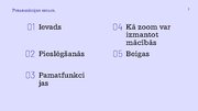 Presentations 'Ievads par Zoom tiešsaistes rīku', 2.