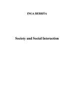 Summaries, Notes 'Society and Social Interaction', 1.
