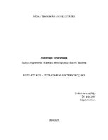 Research Papers 'Materiālu piegriešana', 1.