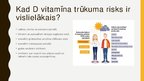 Presentations 'D vitamīns un tā aktualitāte', 13.