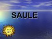 Presentations 'Saule', 1.