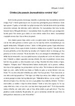 Essays 'Cilvēka jūtu pasaule Jāņa Jaunsudrabiņa romānā "Aija"', 1.