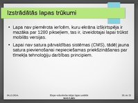 Presentations 'Elejas vidusskolas mājas lapas izstrāde', 20.
