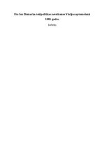 Research Papers 'Oto fon Bismarka reālpolitikas neveiksmes Vācijas apvienošanā 1880. gados', 1.
