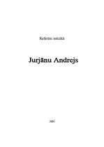 Research Papers 'Jurjānu Andrejs', 1.