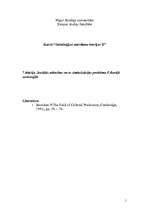 Summaries, Notes 'Sociālās attiecības un to simbolizācijas problēma Pjēra Burdjē socioloģijā', 1.