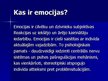 Presentations 'Emocijas', 2.