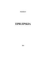 Research Papers 'Epilepsija', 1.