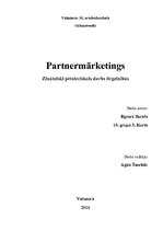 Research Papers 'Partnermārketings', 1.