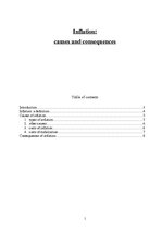 Research Papers 'Inflation: Causes and Consequences (inflācija)', 1.