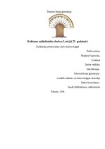 Research Papers 'Kubisms 21.gadsimtā Latvijā', 1.