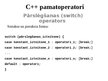 Presentations 'C++ pamatoperatori', 13.