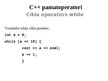 Presentations 'C++ pamatoperatori', 16.