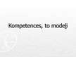 Presentations 'Kompetences, to modeļi', 1.
