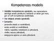 Presentations 'Kompetences, to modeļi', 4.