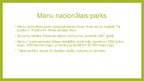 Presentations 'Ziemeļamerikas un Dienvidamerikas nacionālie parki', 19.