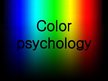Presentations 'Color Psychology', 1.