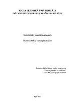 Research Papers 'Biznesa ētika: koncepta analīze', 1.