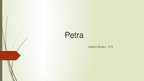 Presentations 'Petra', 1.