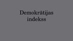 Presentations 'Demokrātijas indekss', 1.