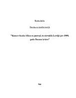Research Papers 'Komercbanku bilances posteņi, to stāvoklis Latvijā pēc 1995.gada finanšu krīzes', 1.