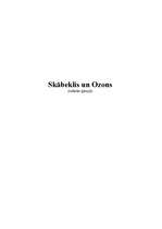 Research Papers 'Skābeklis un ozons', 1.