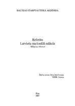 Research Papers 'Latvijas māksla', 11.