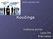 Presentations 'Koučings', 1.