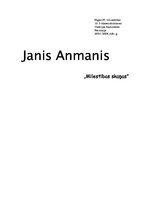 Essays 'Jānis Anmanis "Mīlestības skaņas”', 1.