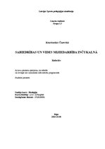 Research Papers 'Sabiedrības un vides mijiedarbība Inčukalnā', 1.