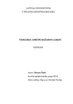Research Papers 'Latvijas Sarkanais Krusts', 1.
