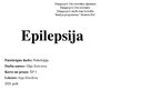 Presentations 'Epilepsija', 1.