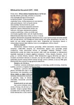 Research Papers 'Renesanses laika mākslinieku un viņu spilgtāko darbu raksturojums', 14.