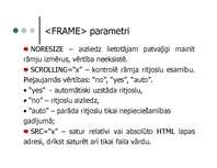 Summaries, Notes 'HTML lapu veidošana', 7.