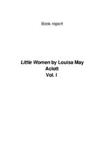 Summaries, Notes 'Book Report "Little Women"', 1.