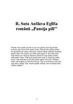 Research Papers 'Romāns Suta Anšlava Eglīša romānā "Pansija pilī"', 6.