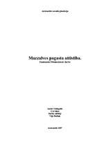 Research Papers 'Mazzalves pagasta attīstība', 1.