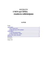 Research Papers 'UMTS un CDMA standartu salīdzinājums', 1.
