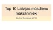 Presentations 'Top 10 Latvijas mūsdienu mākslinieki', 1.