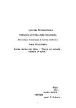 Research Papers 'Doma un valoda, valoda un runa', 1.