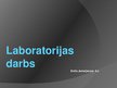 Presentations 'Laboratorijas darbs', 1.