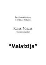 Research Papers 'Malaizija', 1.