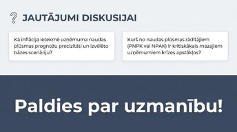 Presentations 'Naudas plūsmas prognozēšana finanšu plānošanā un analīzē (FP&A)', 15.