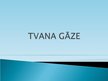 Presentations 'Tvana gāze', 1.