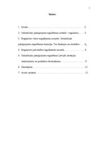 Research Papers 'Sabiedrisko pakalpojumu regulators Latvijā', 1.