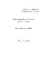 Research Papers 'Pozitīvas un produktīvas saskarsmes priekšnosacījumi', 1.