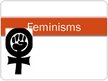 Presentations 'Feminisms', 1.