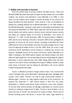 Research Papers 'Dealing with Security, Effect of Natural Disasters and Global Warming on Tourism', 5.