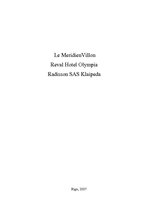 Research Papers 'Three Hotels in Baltic States', 1.