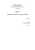 Research Papers 'Starptautiskais Ruandas kara noziegumu tribunāls', 1.
